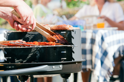 grilling out